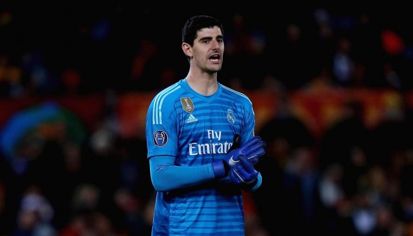 Courtois' Real Madrid Match Shirt, UCL 2018/19
