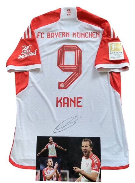 Maglia preparata Kane, Bayern Monaco vs Union Berlino 2024 - Autografata