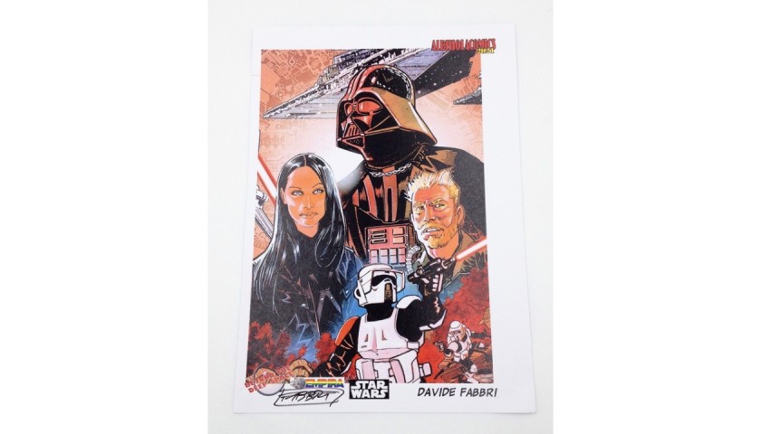 Stars Wars - Limited Edition Board Signed by Davide Fabbri
