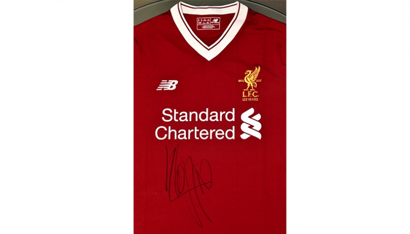 Liverpool FC 125 Years Home Shirt Signed by Jürgen Klopp