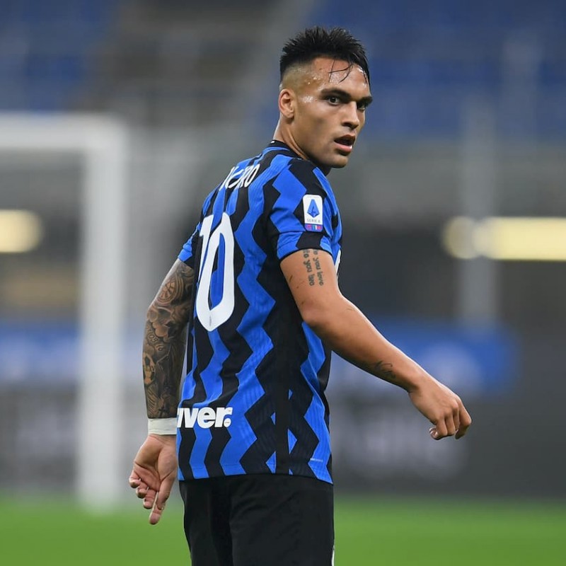 Lautaro's Inter Signed Match Shirt, 2020/21