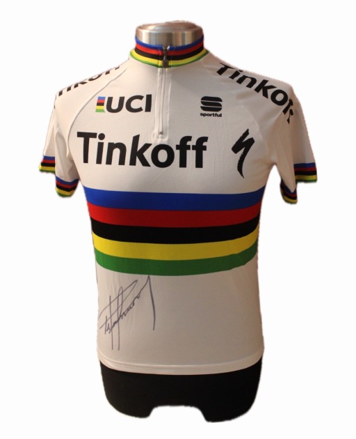 Peter Sagan's Signed "World Champion" Shirt, 2017