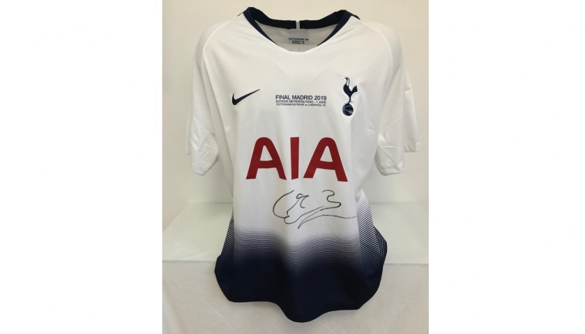 Official Tottenham Shirt, UCL Final 2019 - Signed by Eriksen - CharityStars