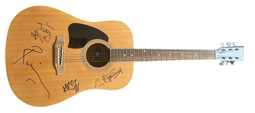 The Rolling Stones Signed Acoustic Guitar