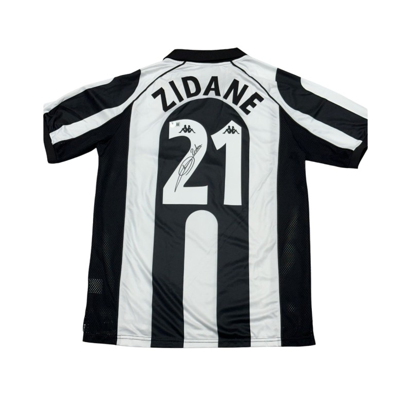 Replica maglia Juventus 1997/98 - firmata da Zinedine Zidane 