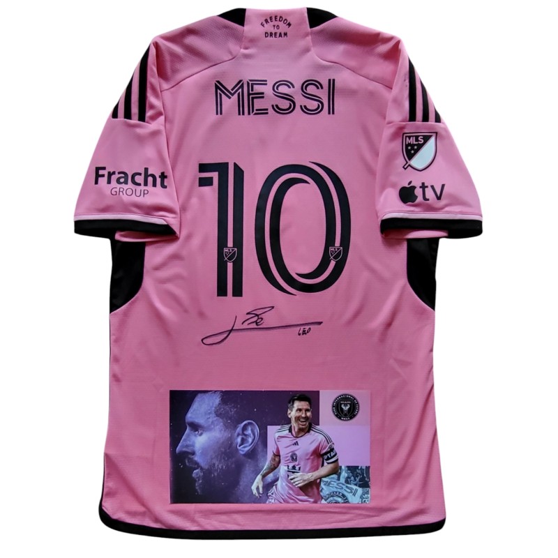 Messi's New England Revolution vs Inter Miami Signed Match-Issued Shirt, 2024