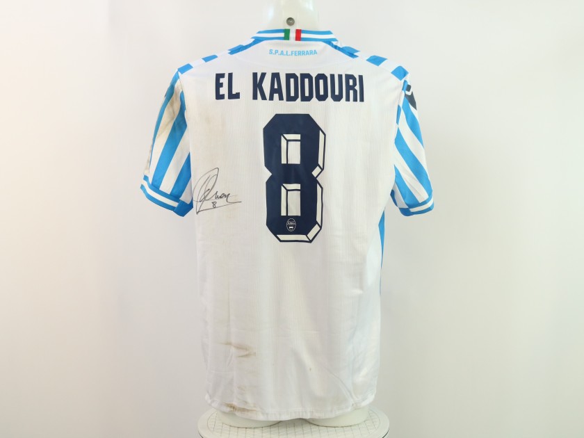 El Kaddouri's Signed Unwashed Shirt, SPAL vs Carpi 2024 