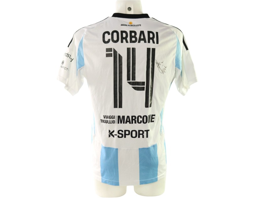 Corbari's Unwashed Signed Shirt, Ternana vs Virtus Entella 2024