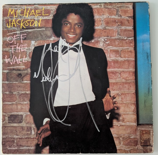 Michael Jackson Signed "Off The Wall" Vinyl Record