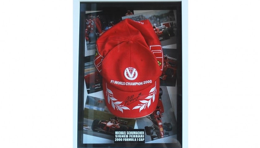 Official Ferrari Cap Signed by Michael Schumacher