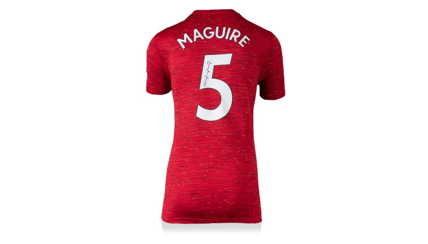 Maguire's Manchester United Signed Shirt, 2020-21 