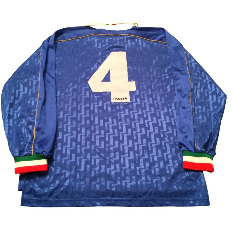 Albertini's Italy Match-Issued Shirt, EURO 1996