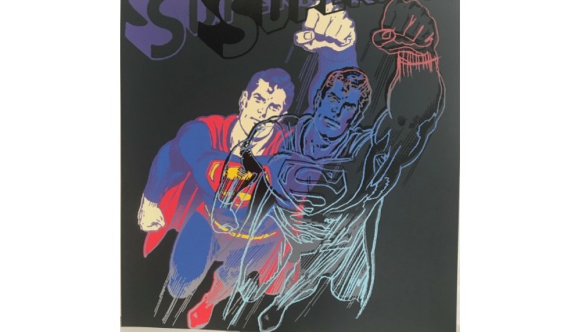 Andy Warhol, Superman from Myths Portfolio - Ronald Feldman Editions