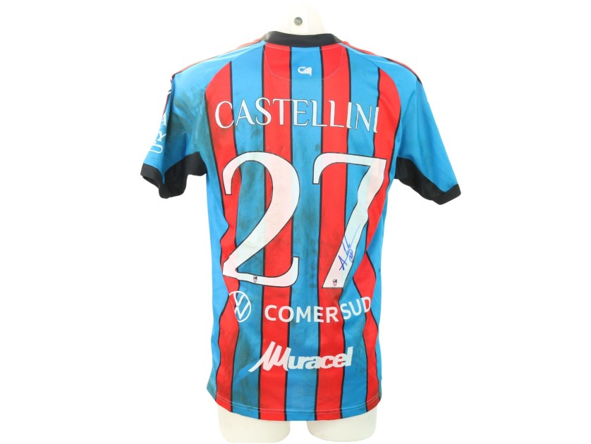 Maglia Castellini unwashed Catania vs Potenza 2024 - Autografata