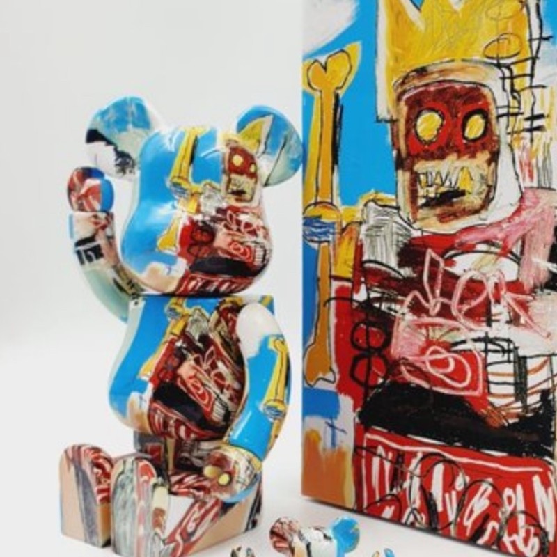 "Bearbrick jean michel basquiat #6 di Medicom Toy