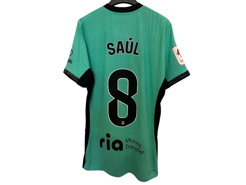 Saul's Atletico Madrid Match-Issued Shirt, 2023/24