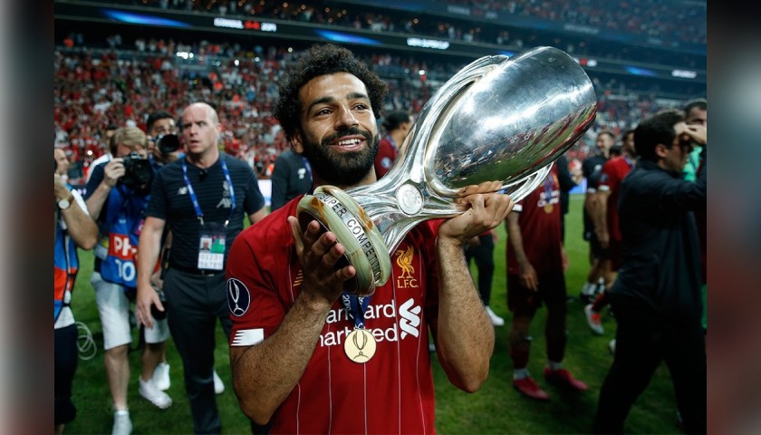Salah's Official Liverpool Signed Shirt, UEFA Super Cup 2019