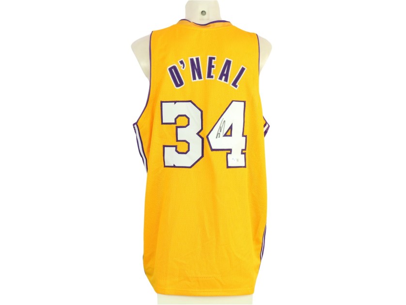 Canotta replica O'Neal Los Angeles Lakers - Autografata