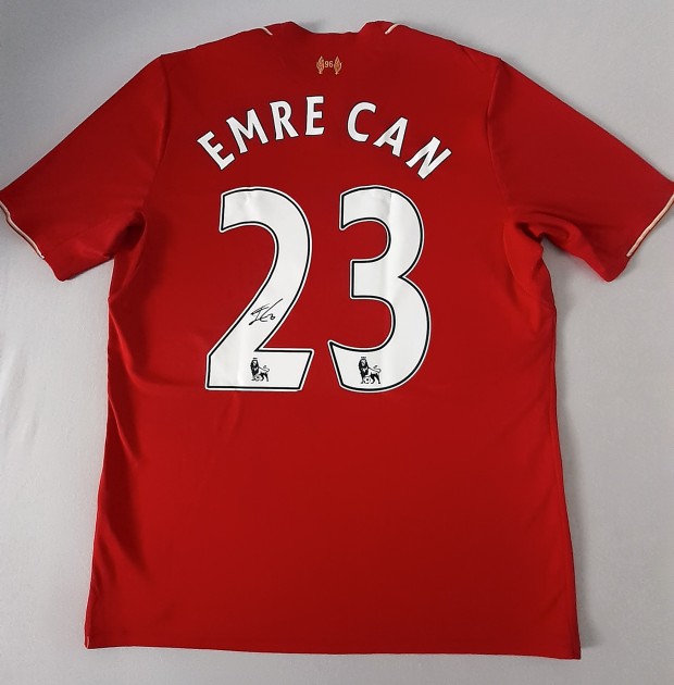 La maglia firmata da Emre Can del Liverpool FC