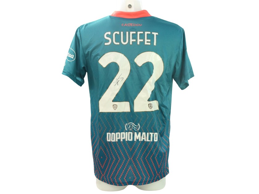 Maglia Scuffet Unwashed, Juventus vs Cagliari 2024 - Autografata