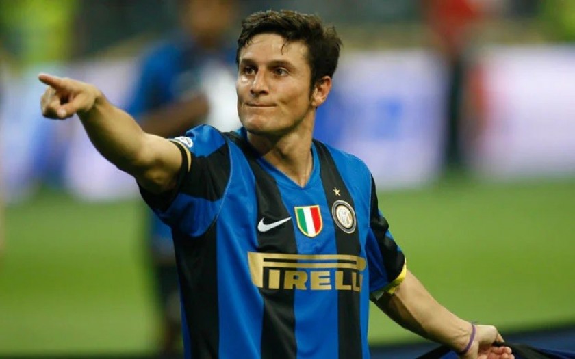 Fascia Triplete Inter 2010 Zanetti Autografata (Neu (gemäss Beschreibung)) in S. Pietro für CHF