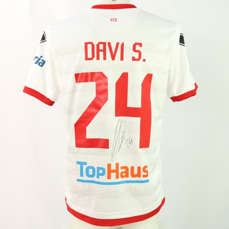 Davi's Signed Unwashed Shirt, Sudtirol vs Cremonese 2024