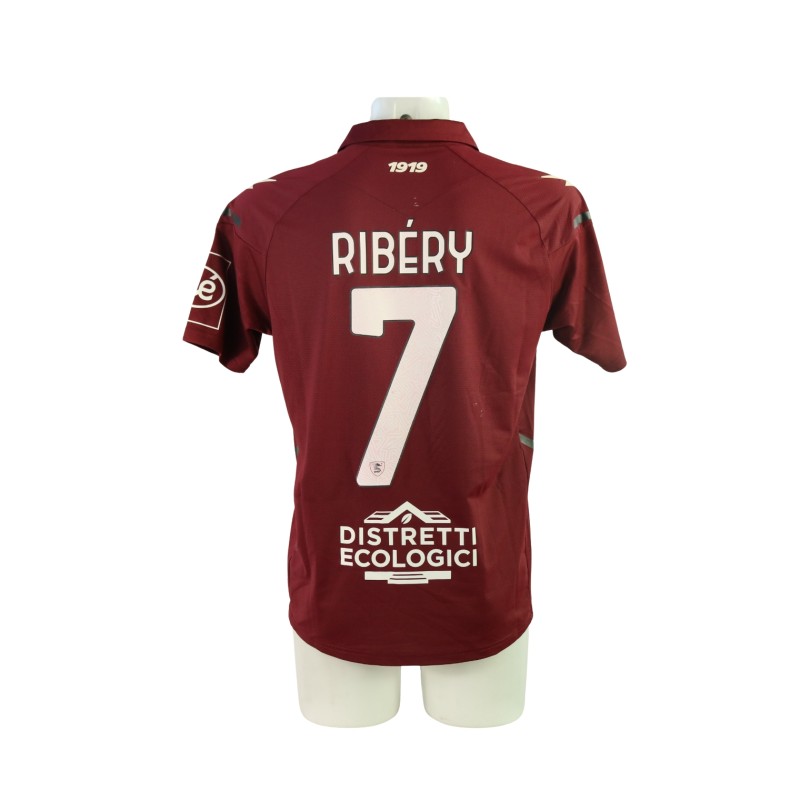 Ribery's Salernitana Match-Issued Shirt, 2021/22