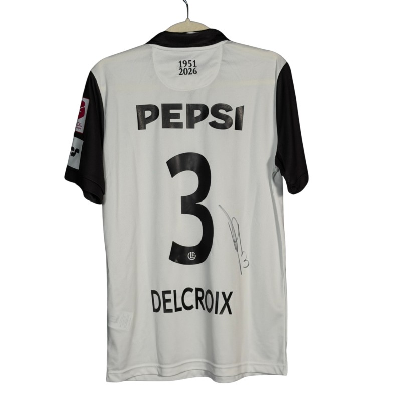 Delcroix's Lugano Signed Match-Issued Shirt, 2025/26