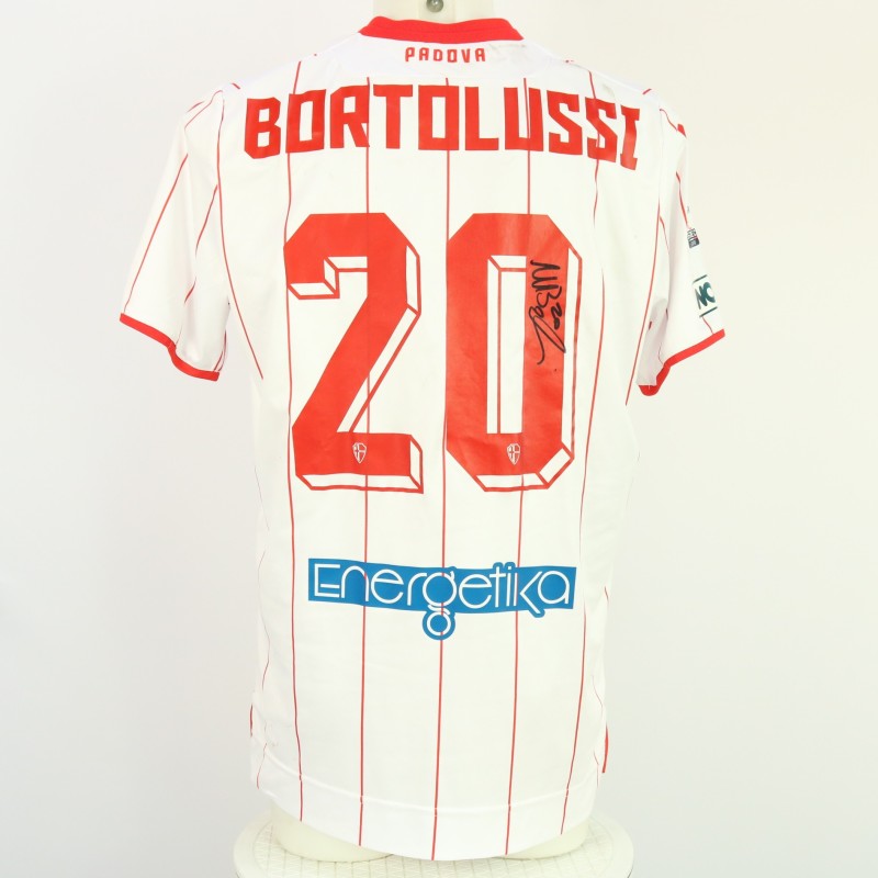 Bortolussi's Unwashed Signed Shirt, Padova vs Triestina 2024 