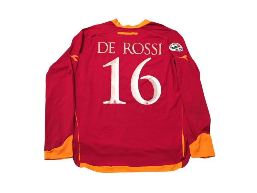 De Ross's Roma Match-Issued Shirt, 2006/07