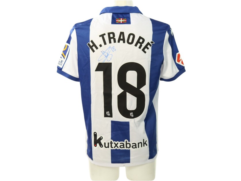 Traoré's Signed Unwashed Shirt, Real Sociedad vs Valladolid 2025