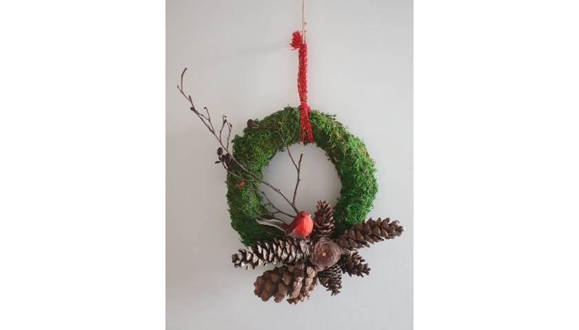 57 - Festive Handmade Wreath
