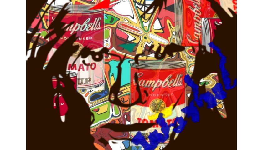 "Andy Warhol"  Artwork by RikPen - Riccardo Penati