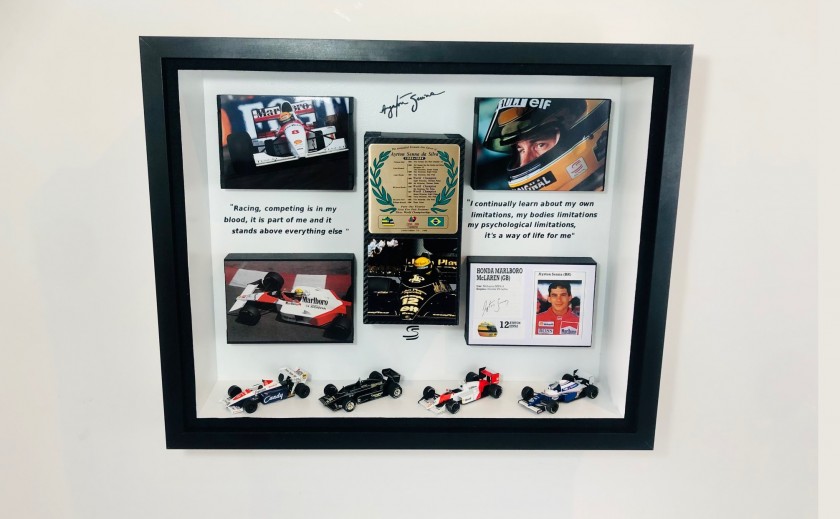 Ayrton Senna Signed Collection of Items