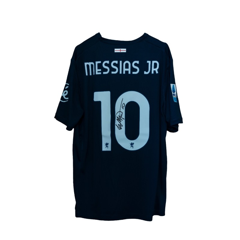 Junior Messias' Genoa CFC Official Shirt, 2025/26 - Signed