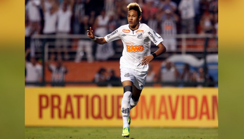 Neymar's Official Santos Signed Shirt, 2011 