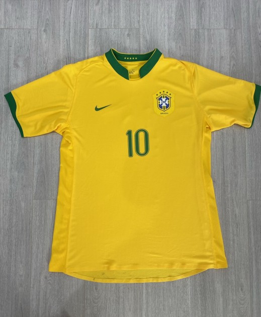 RONALDINHO 2006 FIFA WORLD CUP BRAZIL MATCH WORN JERSEY