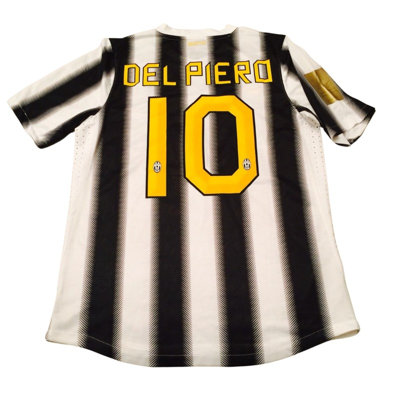 Del Piero's Match-Issued Shirt Juventus vs Notts County 2011