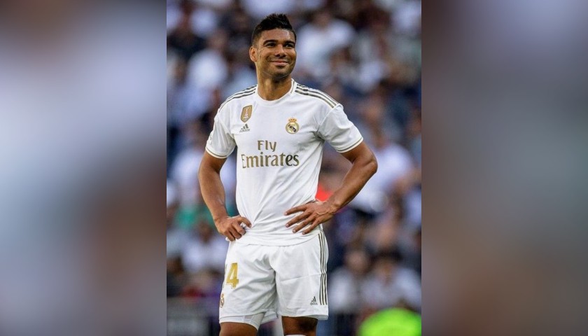 Casemiro's Official Real Madrid Signed Shirt 2019/20