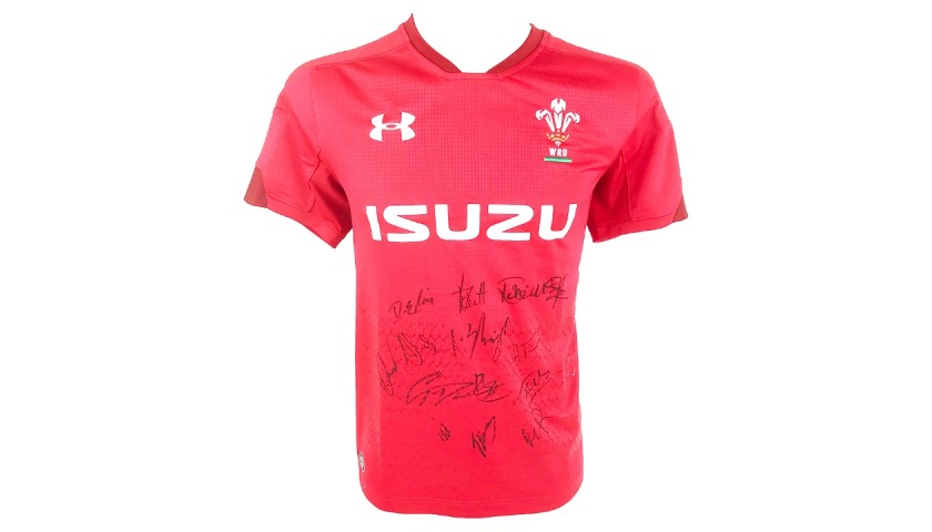 Wales Rugby Signed Shirt - Grand Slam Winners 2019