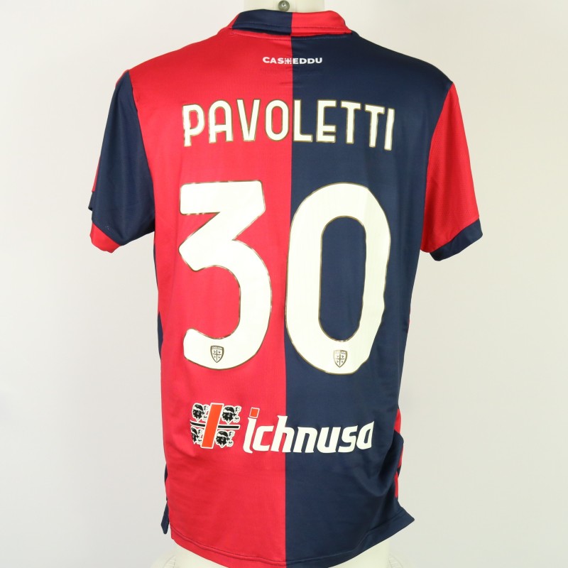 Pavoletti's Match Shirt, Cagliari vs Fiorentina 2024