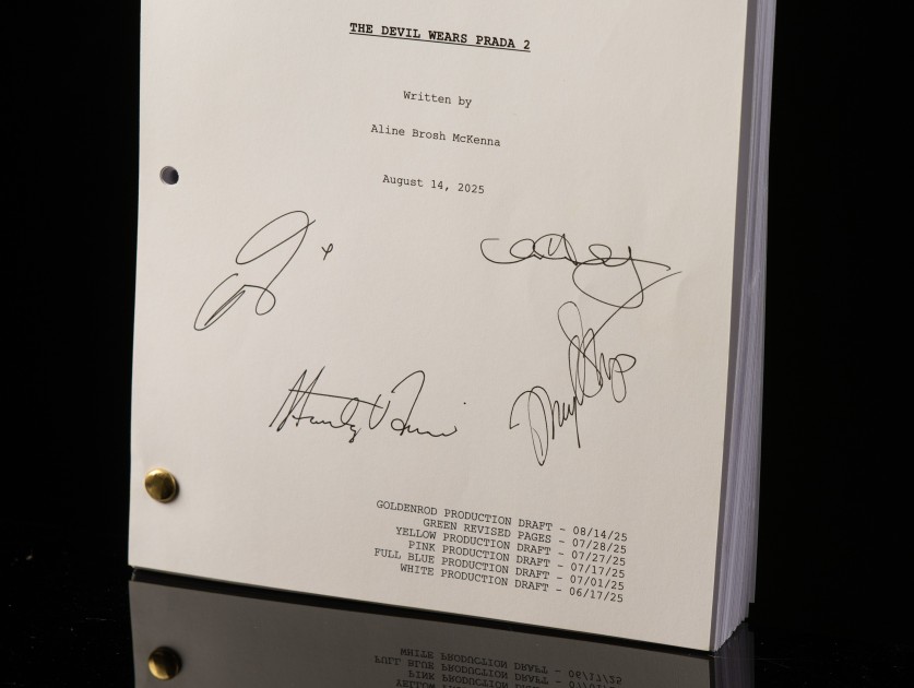 Win The Devil Wears Prada 2 Film Script Signed by the Cast