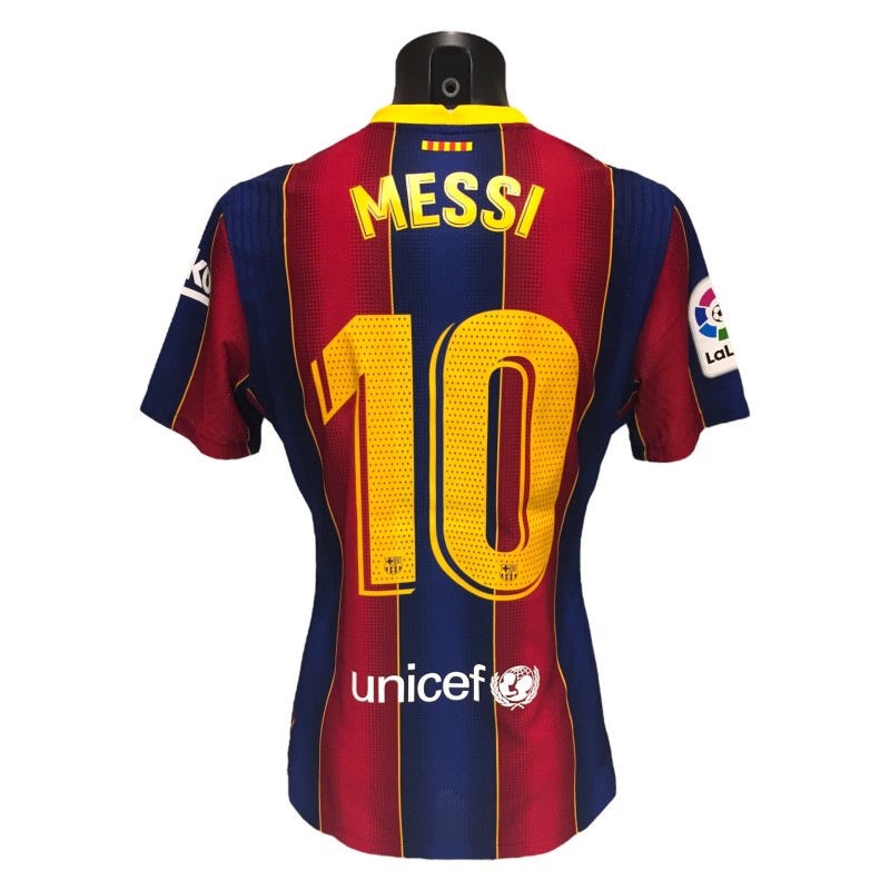 La maglia di Lionel Messi per la partita FC Barcelona-Villarreal 2020