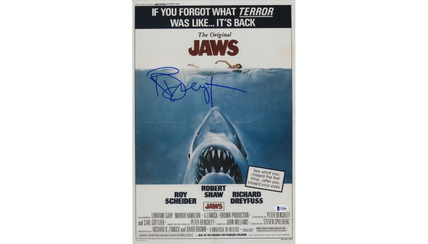 Richard Dreyfus “Jaws” Movie Poster