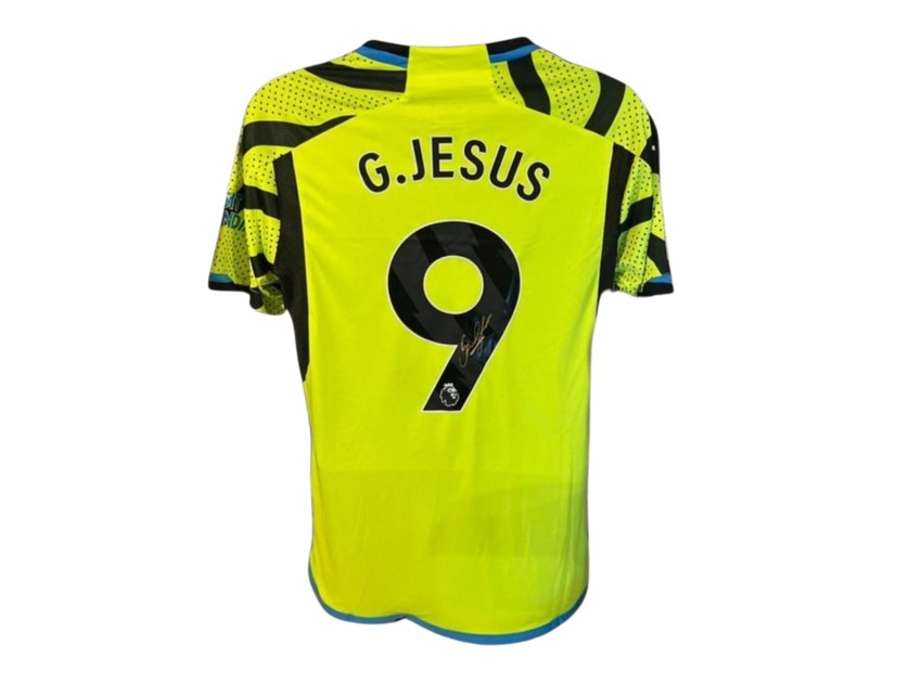 Gabriel Jesus' Arsenal 2023/24 Signed Official Away Shirt