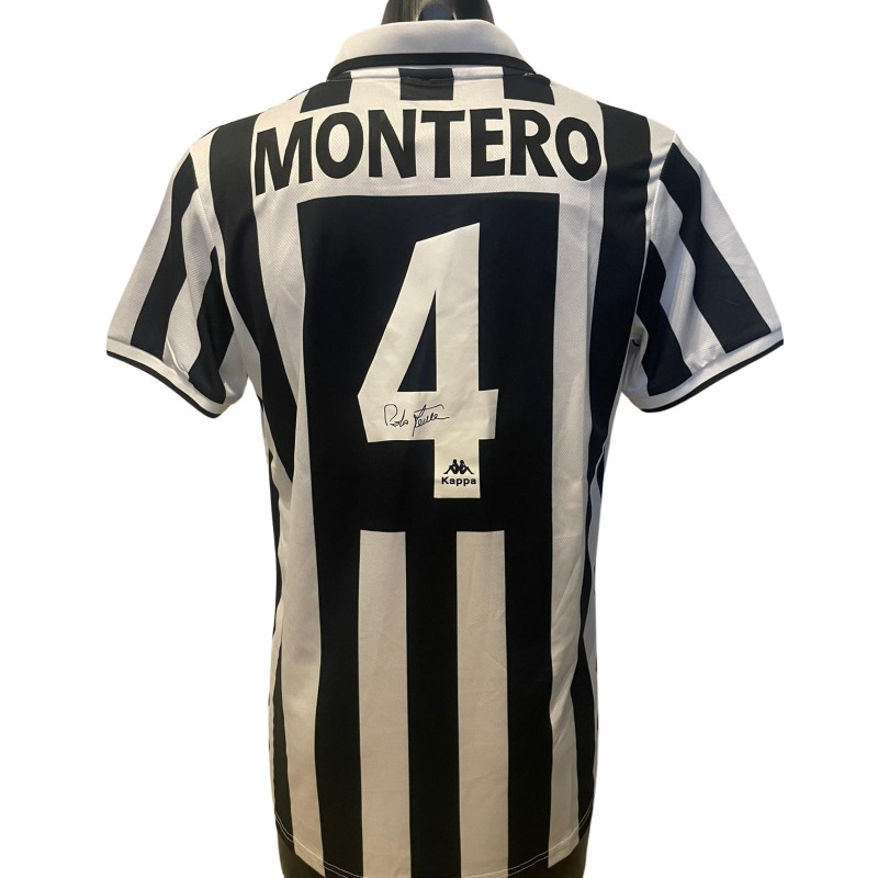 Montero Juventus Replica Shirt, 2002/03 - Signed with video proof