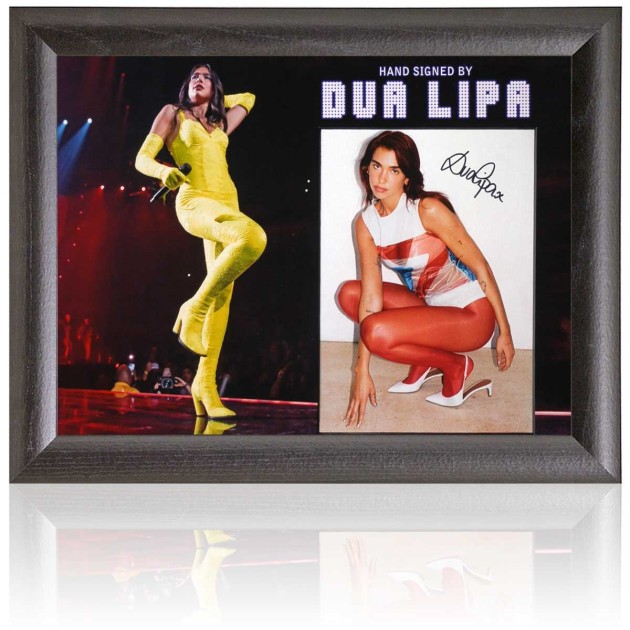 A Pair of Dua Lipa VIP Wembley Seats with Signed Memorabilia