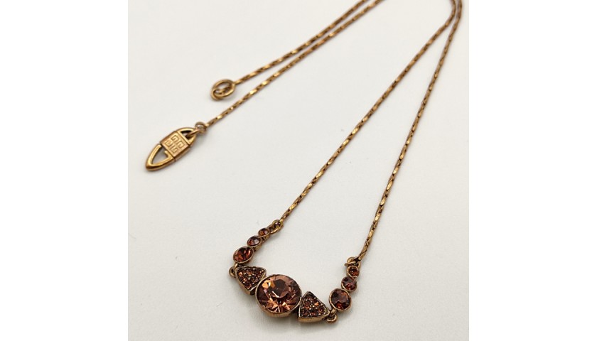 Givenchy Metal Necklace with Amber - CharityStars