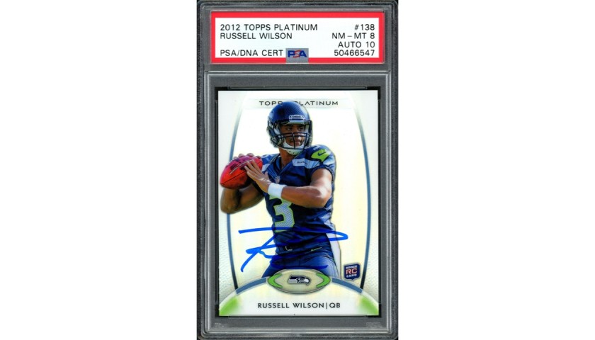 Russell Wilson Signed Rookie Card