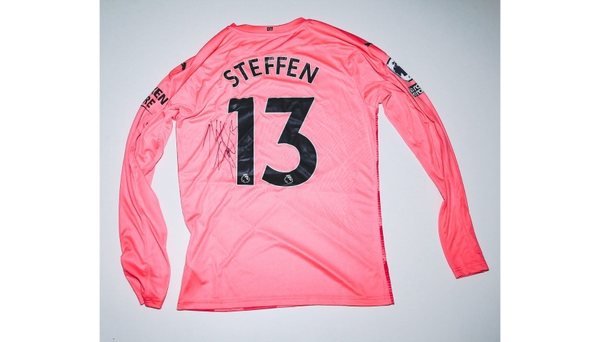 Steffen's Man City Match-Issued Signed Shirt